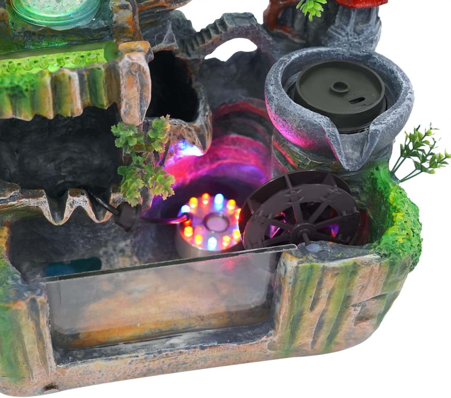 EseMiee Rockery Fountain with LED Light