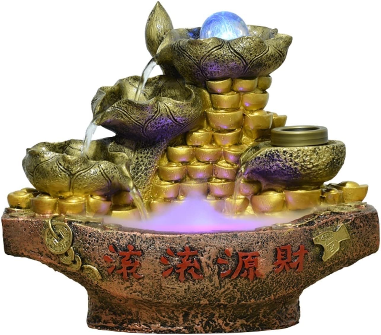 Tabletop Indoor Fountain for Bedroom and Office Decor