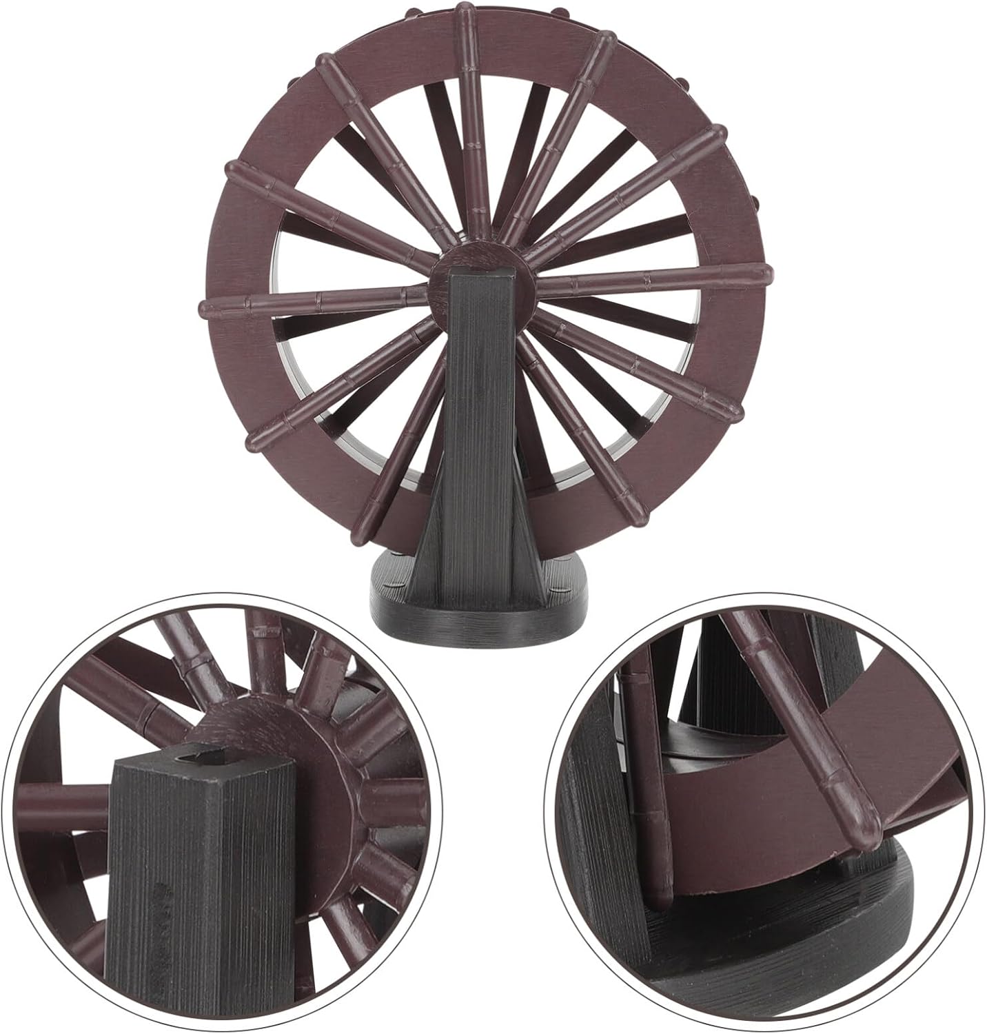 Stylish Tabletop Water Fountain Wheel with Bracket