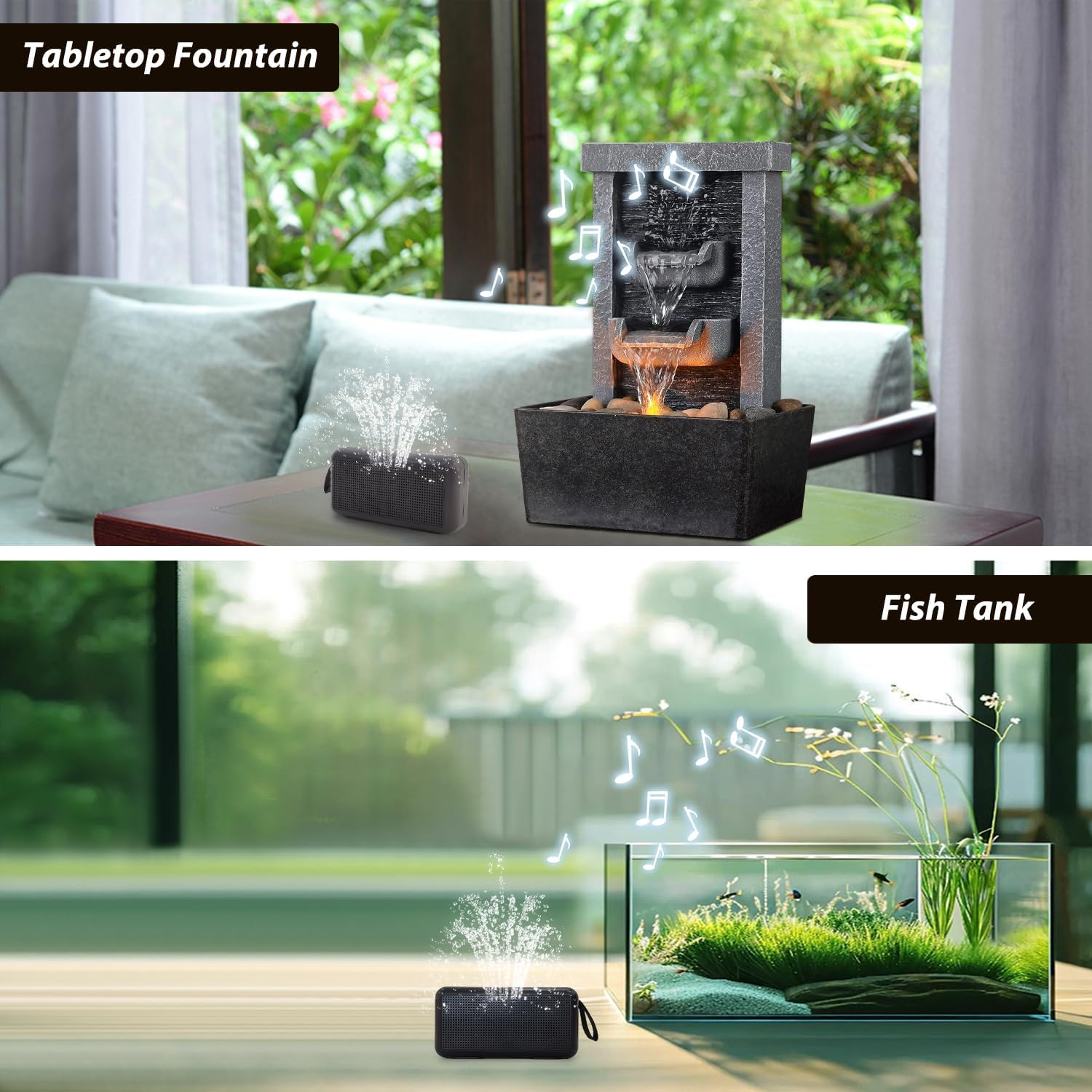 Fountain Sound Machine for Relaxing Sleep and Ambiance