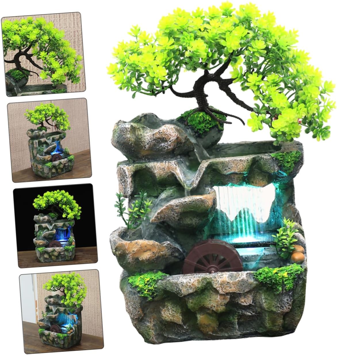 Hemobllo Tabletop Fountain for Home Office Living Room Decor