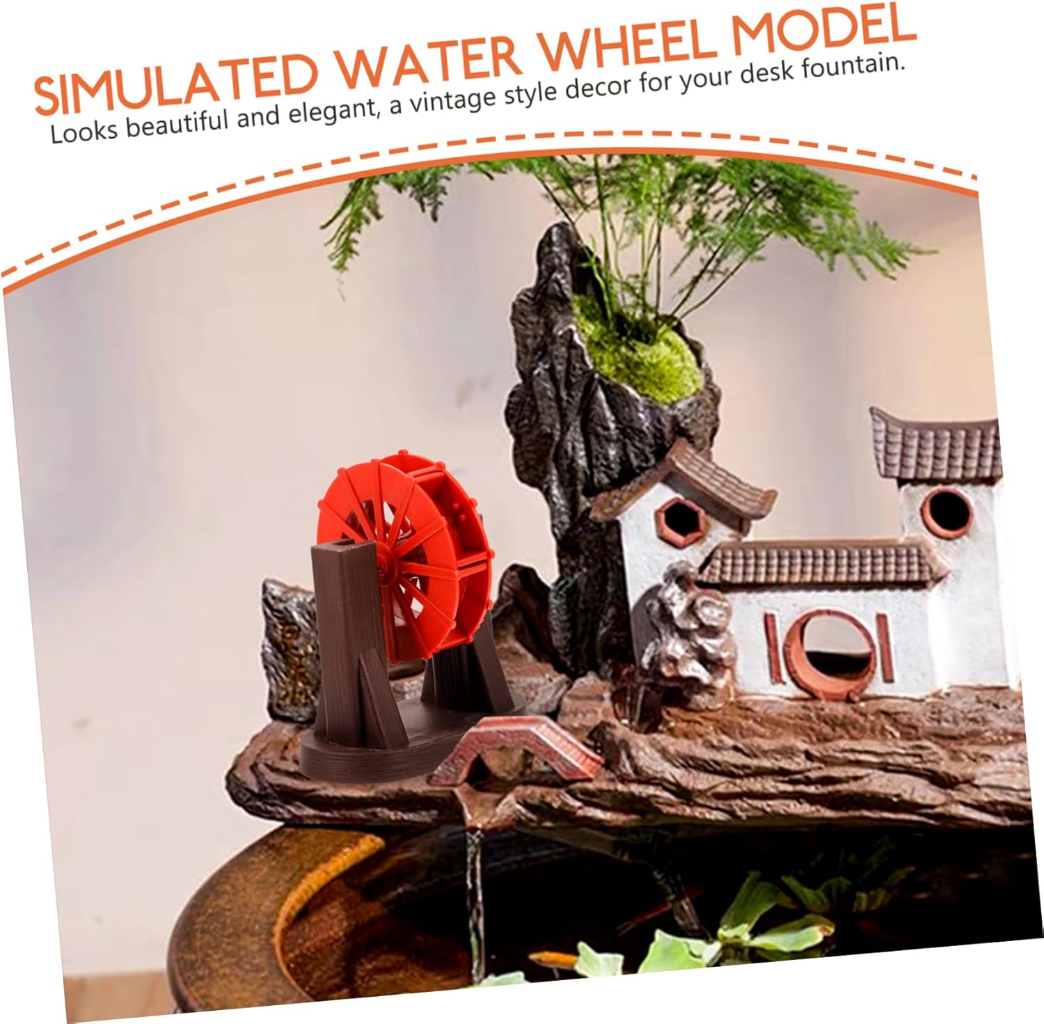 VALICLUD DIY Water Wheel Model for Tabletop Fountain