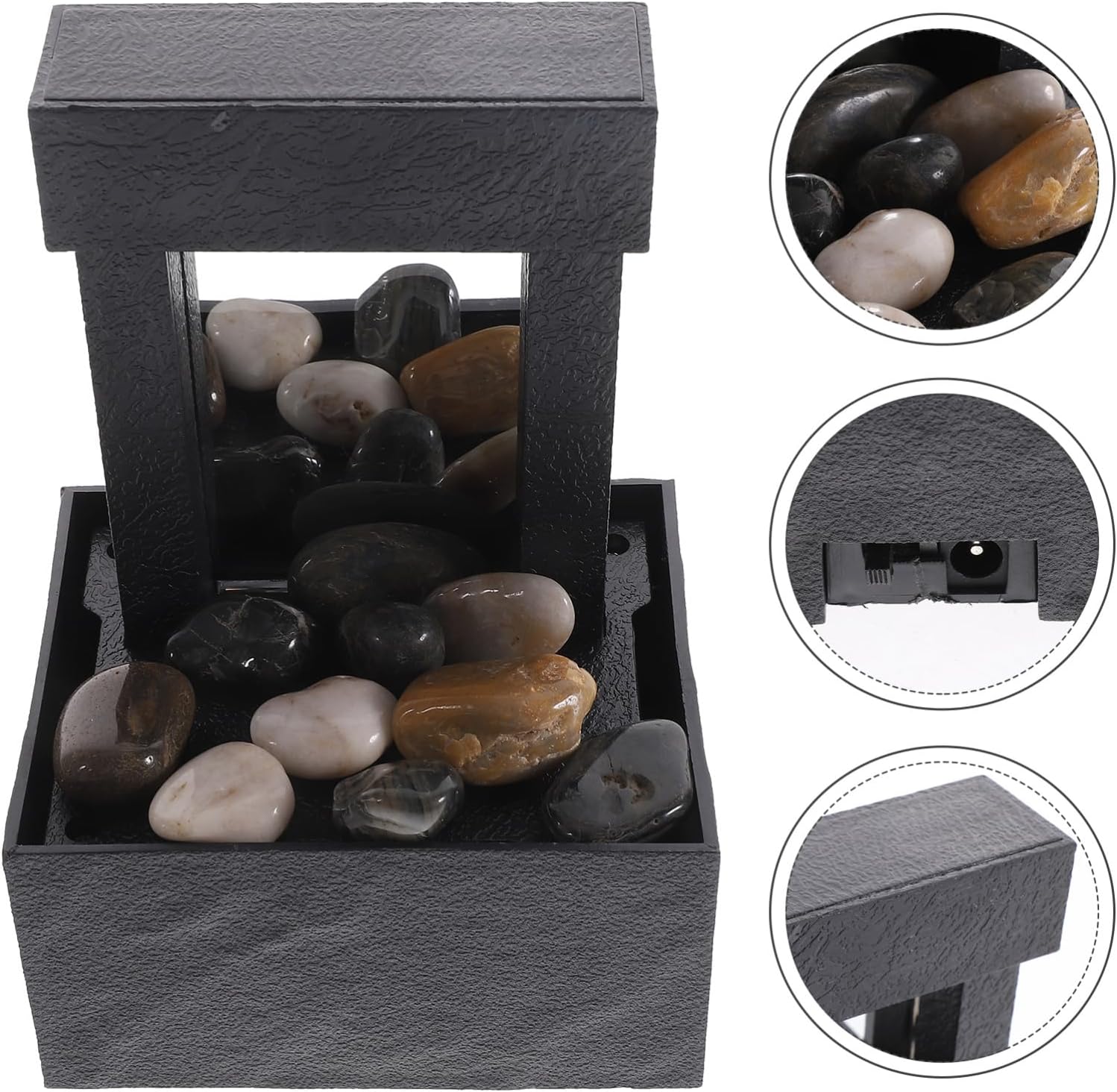 Zen Tabletop Water Fountain for Office Home Decor
