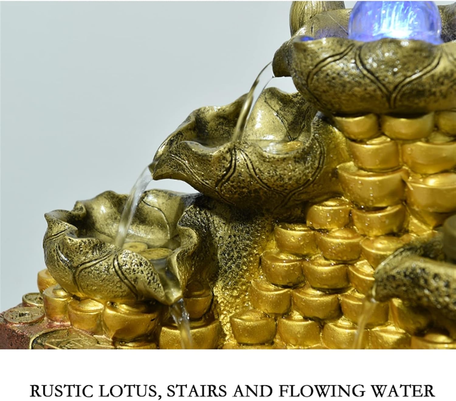 Tabletop Indoor Fountain for Bedroom and Office Decor