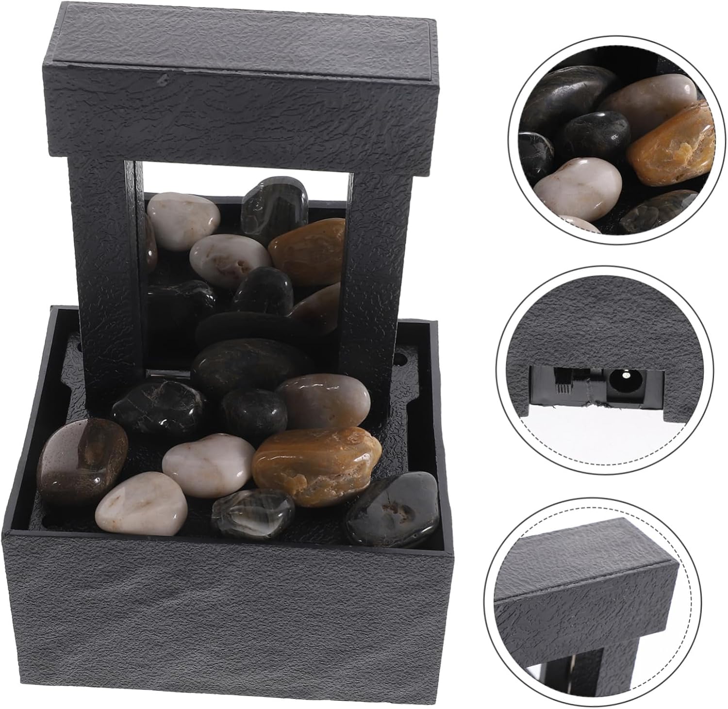 Zerodeko Indoor Water Fountain for Home Office Zen Decor