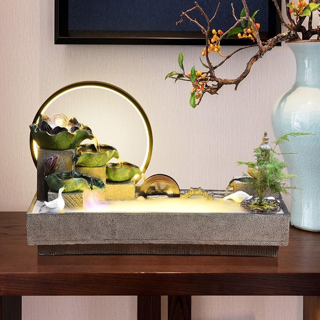 Water Fountain Decor with Humidification Function