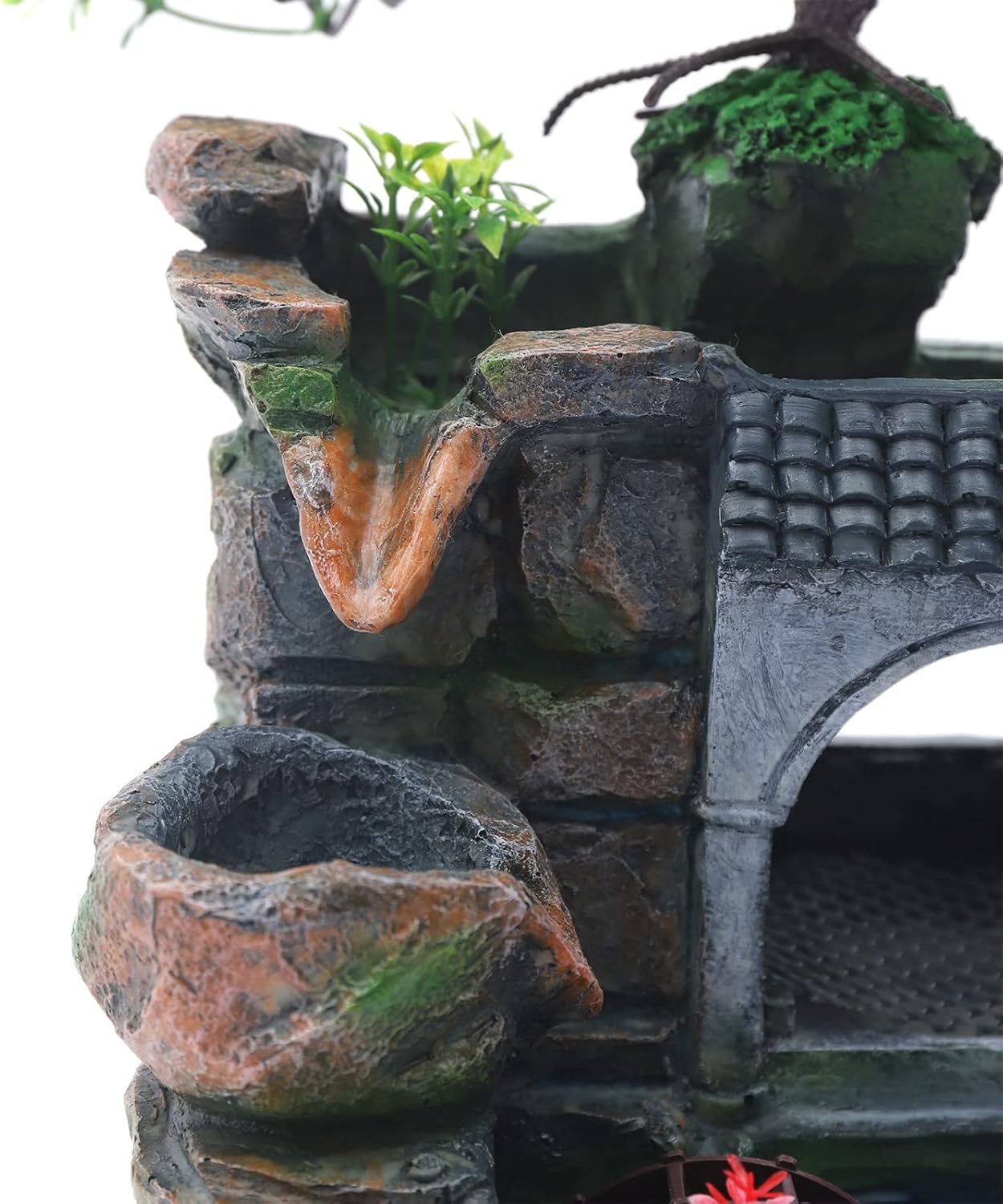 Indoor Decor Tabletop Water Fountain with LED Light
