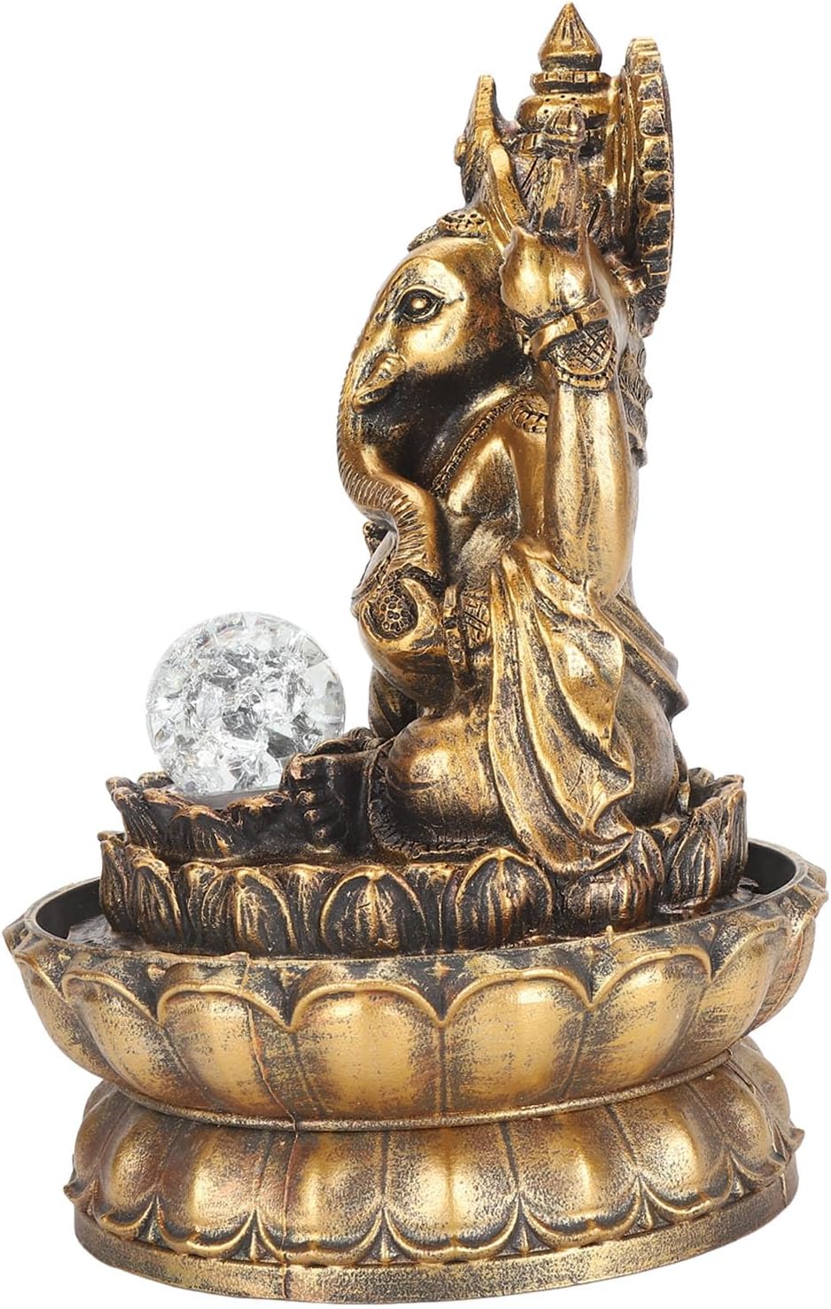 NFNSIG Desktop Water Fountain with LED Light