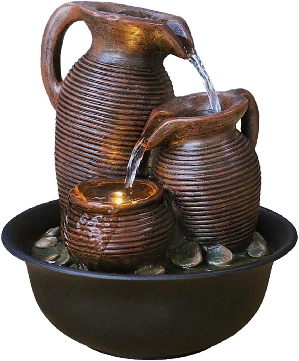 Indoor Tabletop Waterfall Fountain with Feng Shui Design