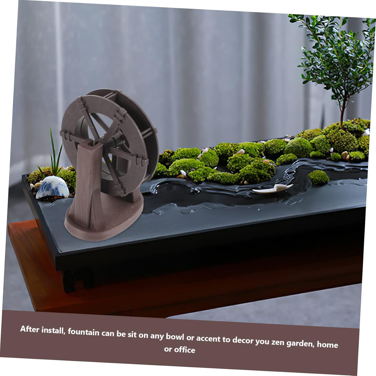 BESPORTBLE Zen Buddha Water Fountain Indoor Desk Fountain