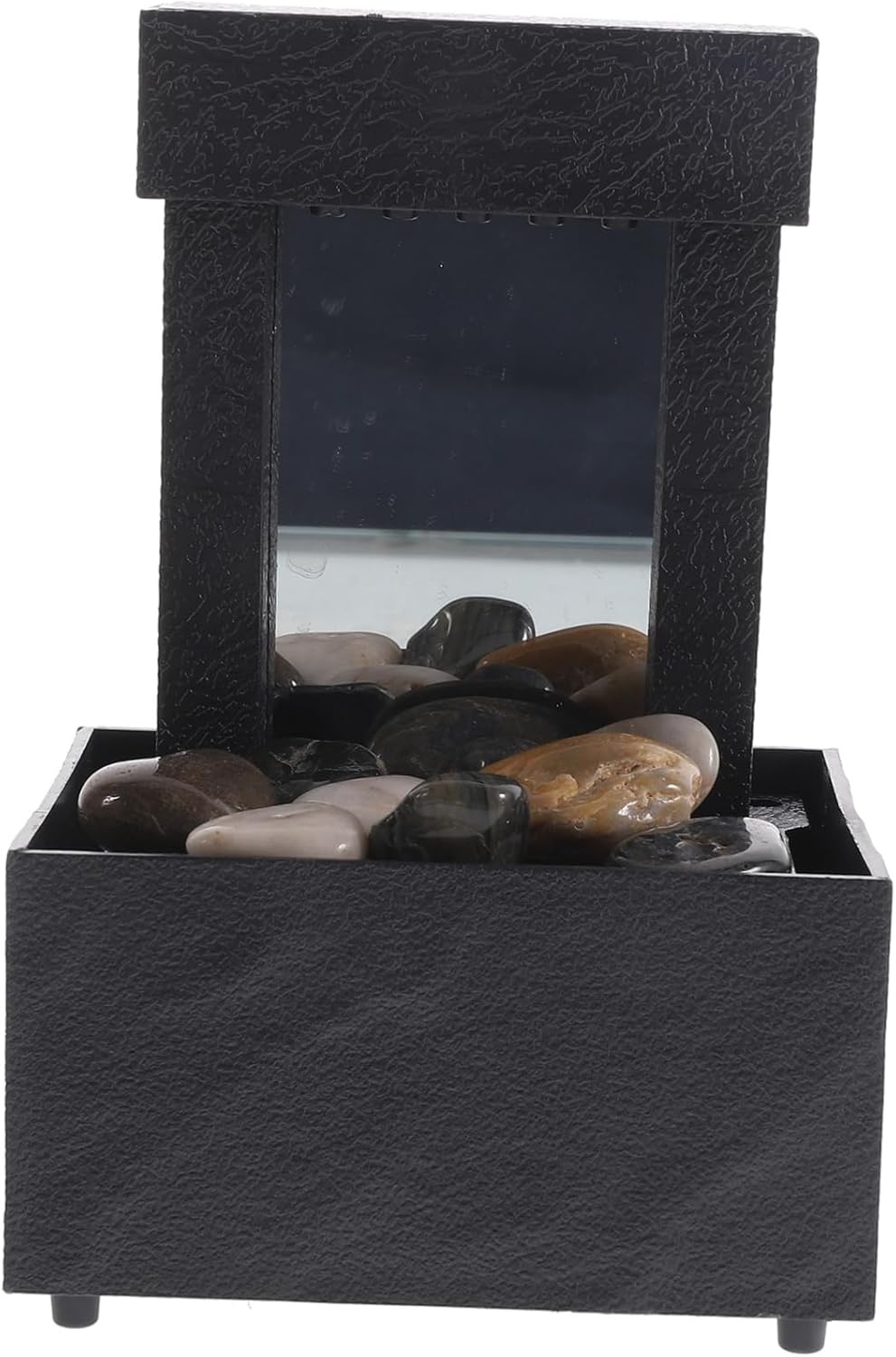 SOLUSTRE Running Water Ornament Desktop Fountain Zen Decor for Home Office Bedroom