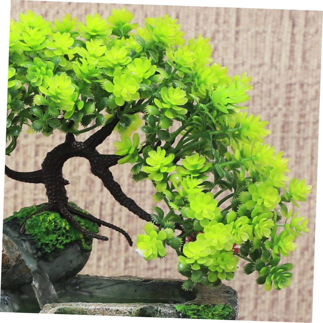 Amosfun Tabletop Water Fountain Decorative Resin Ornament