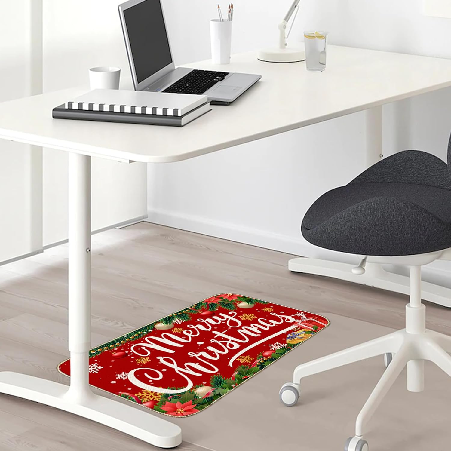 Unibyby Christmas Door Mat Outdoor 17x29 Inch