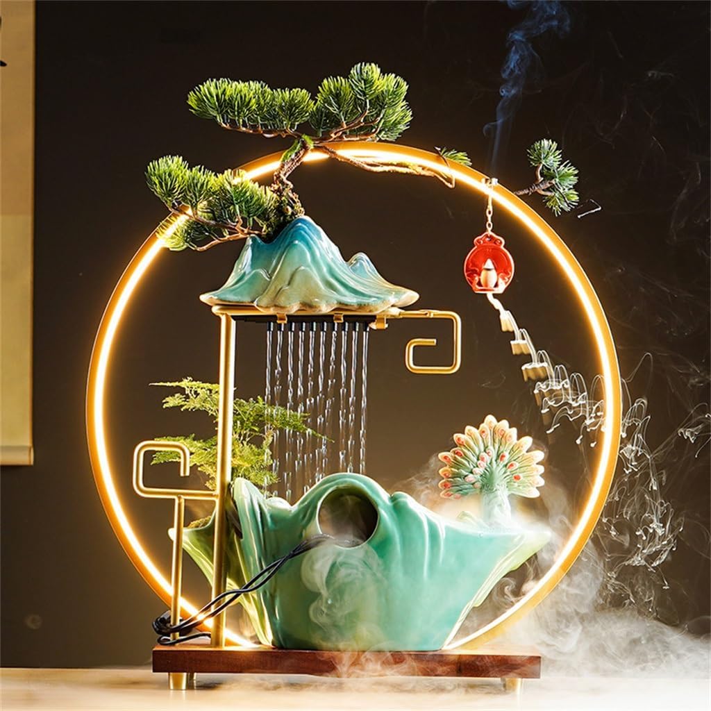 Water Ornament Creative Fountain for Office Living Room
