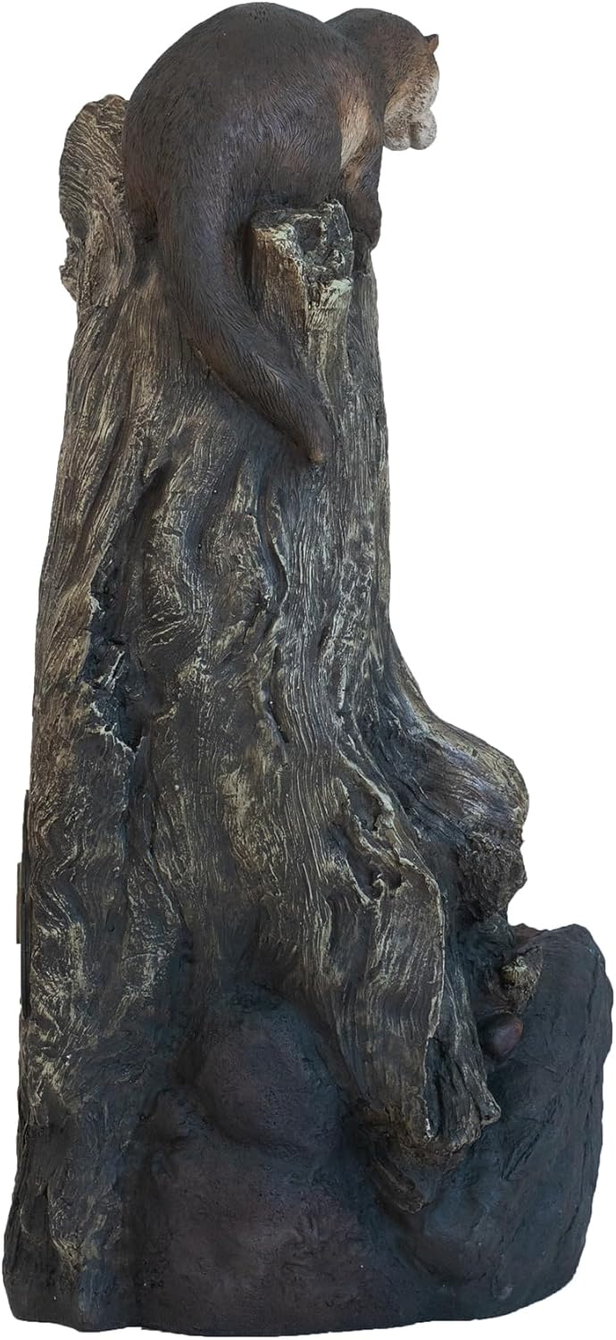 Charming Decorative Water Fountain with Otter Design and Pump