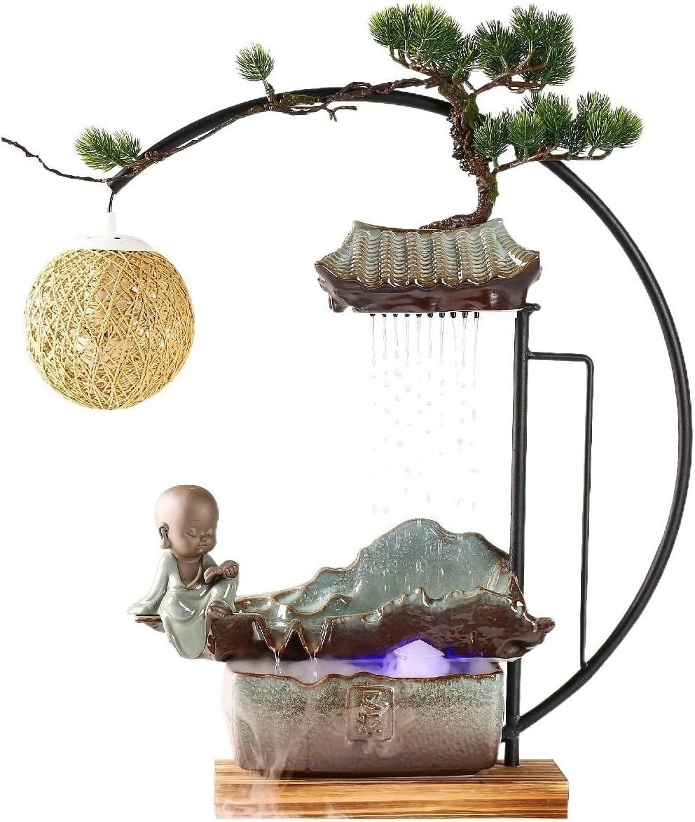 Stylish Indoor Water Fountain with Zen Design and Chinese Style