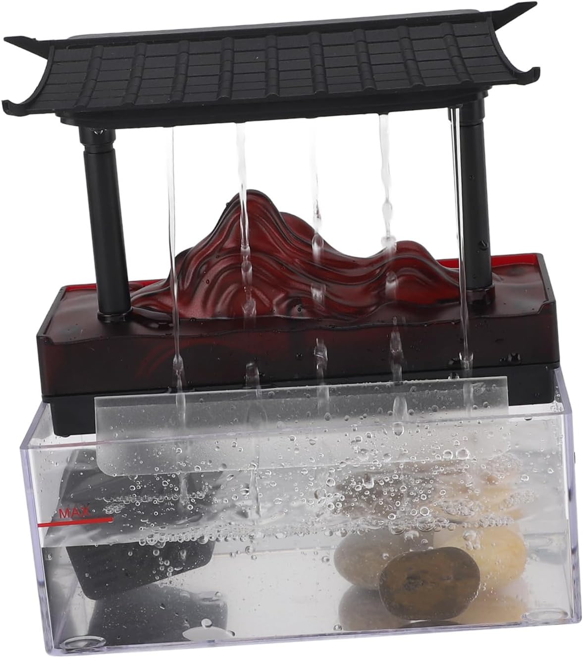 YuRui TENG Tabletop Water Fountain with LED Light