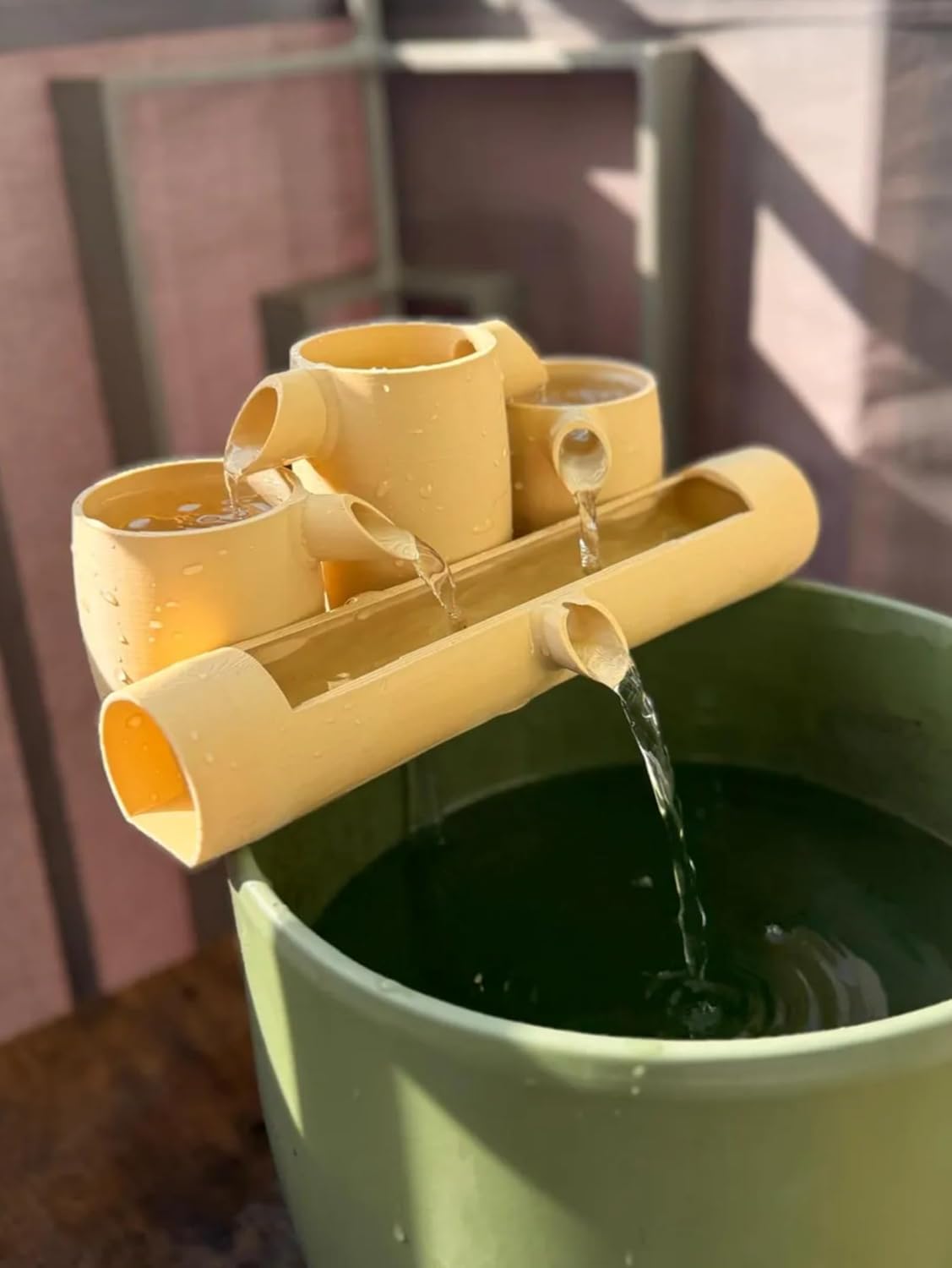 Mini Water Fountain for Desk Perfect for Office Balcony Poolside Garden Home Decor