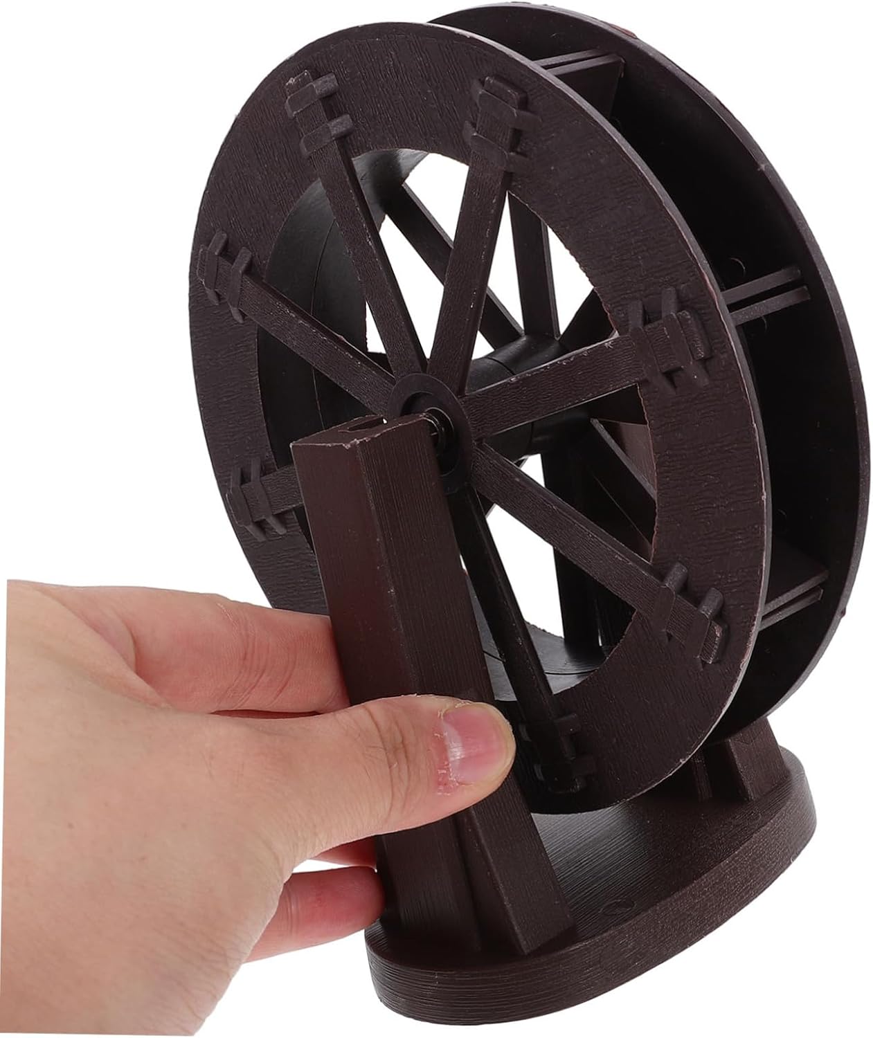 Cabilock Micro Landscape Water Wheel Fountain Replacement Part with Bracket for Fish Tank and Indoor Garden