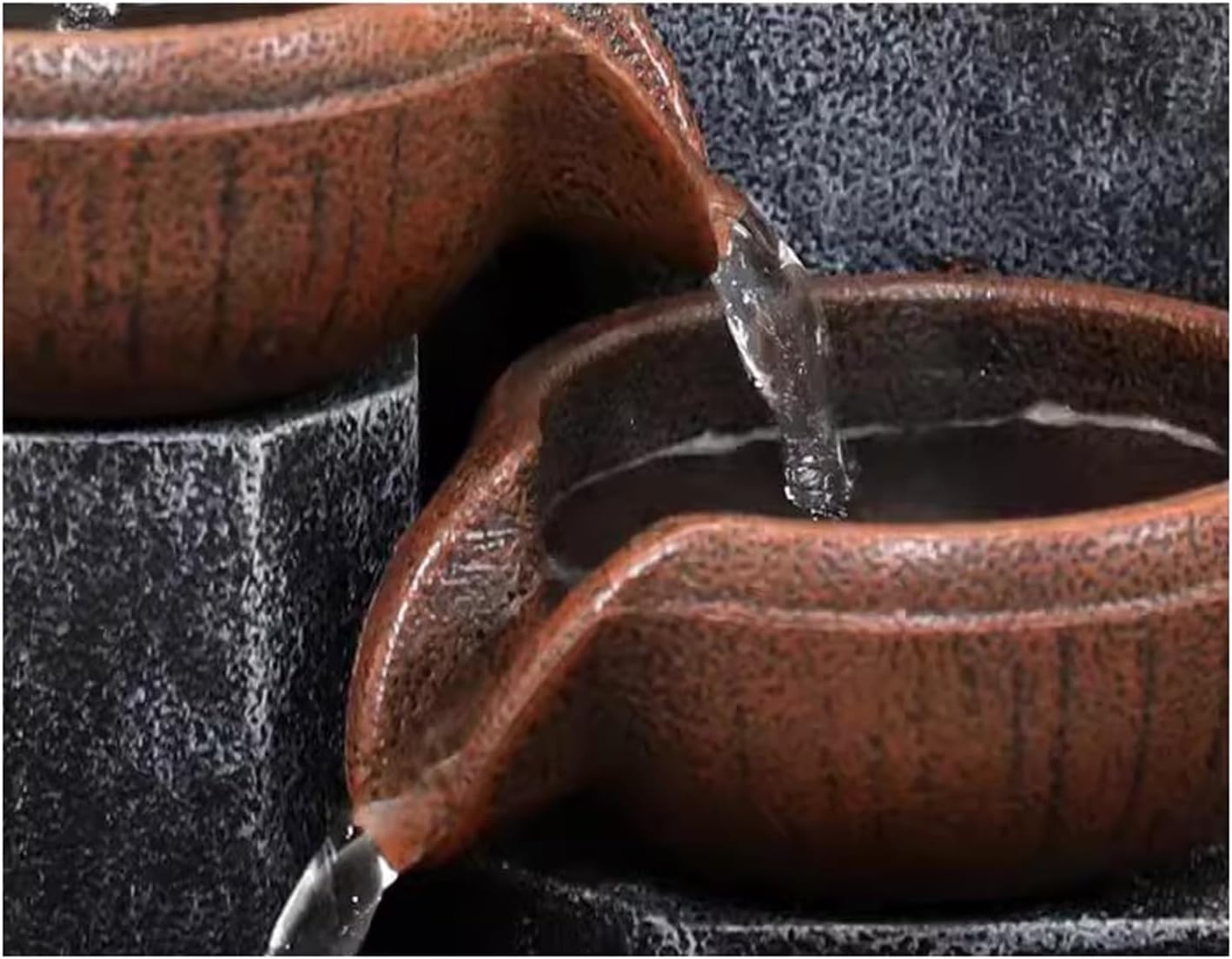 Stylish Tabletop Water Fountain for Home Office Meditation
