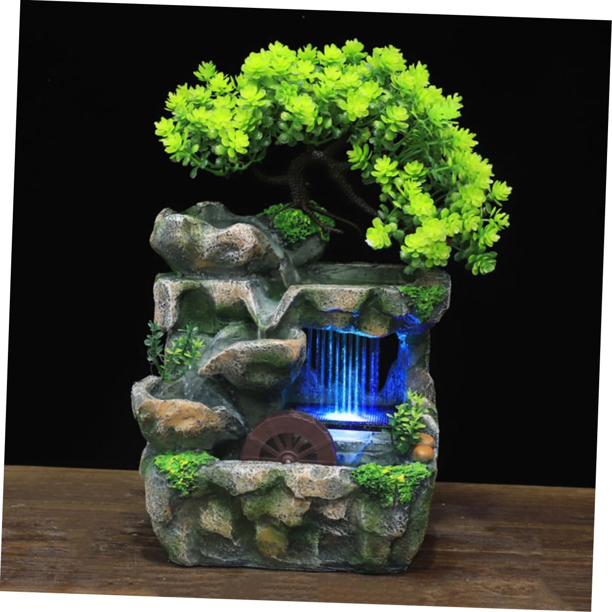 Hemobllo Tabletop Fountain for Home Office Living Room Decor