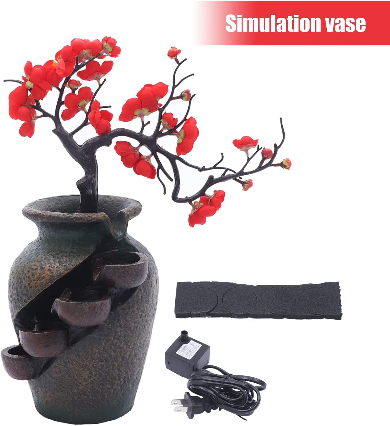 Tabletop Fountain with Realistic Landscape Design