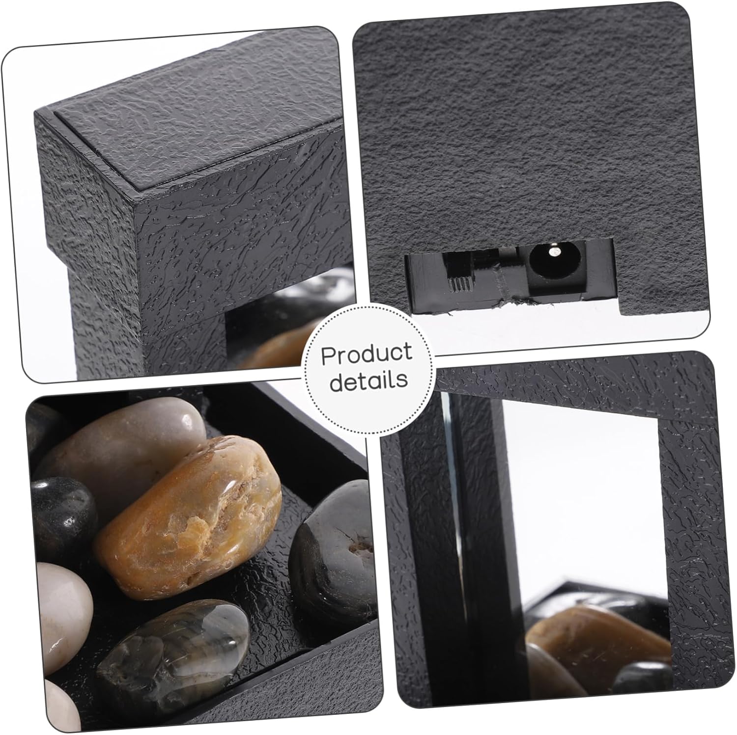 Zerodeko Indoor Water Fountain for Home Office Zen Decor