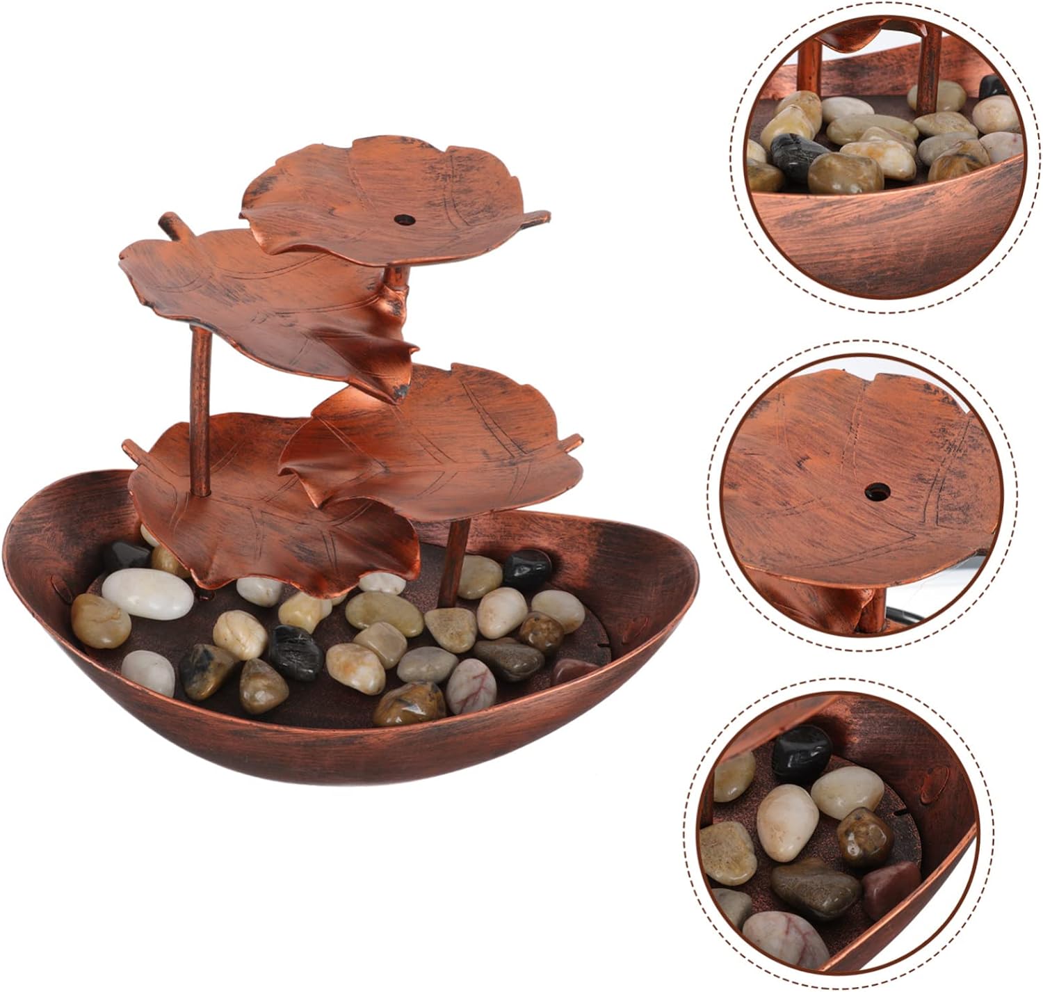 Material Running Water Tabletop Fountain Decor for Living Room