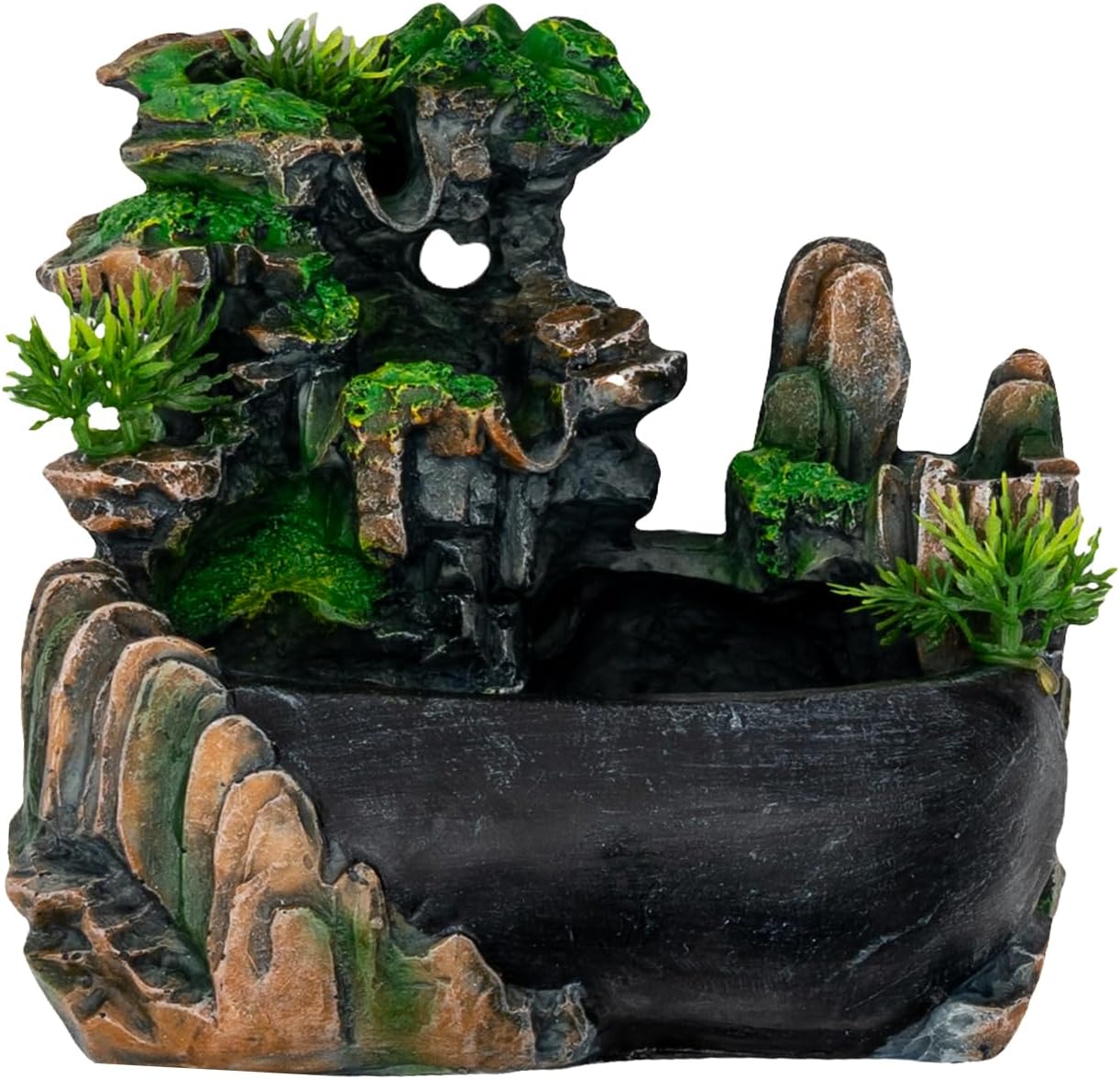Stylish LED Waterfall Fountain with Atomizer