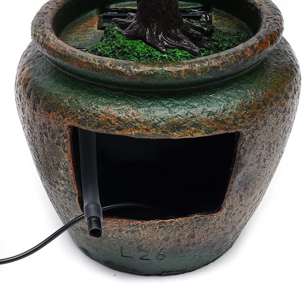 Gdrasuya10 Rockery Water Fountain with LED Lighting