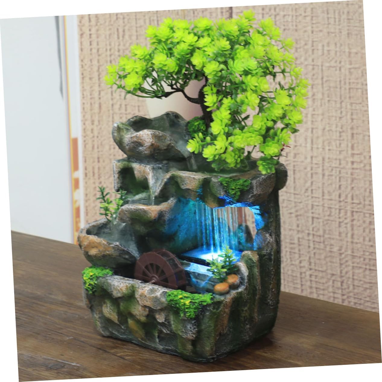 Hemobllo Tabletop Fountain for Home Office Living Room Decor