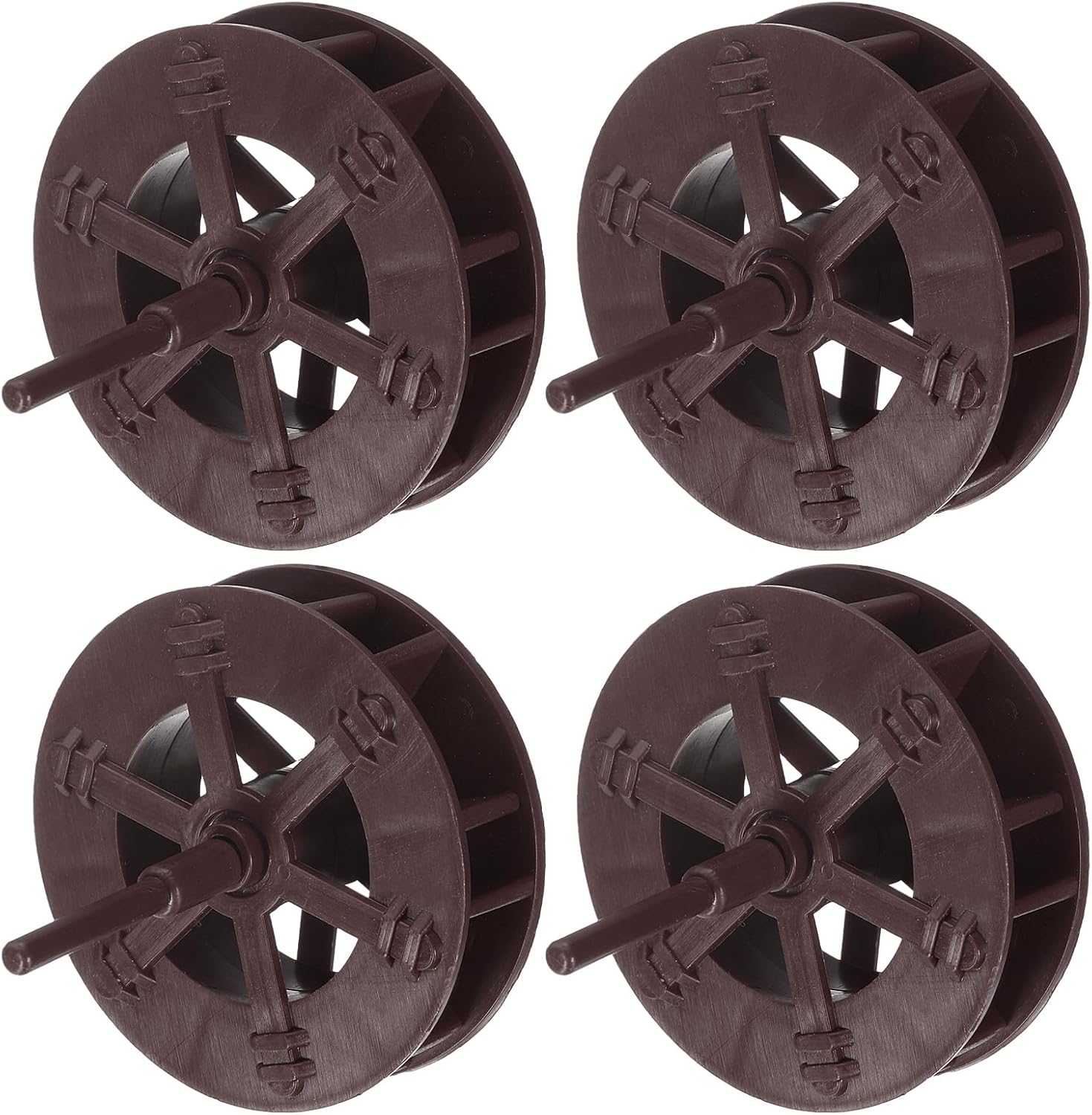Uxcell 4 Pcs Fountain Water Wheel 2 Inch Decor