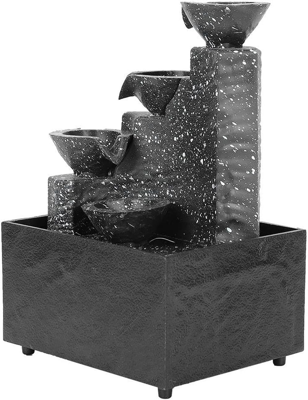 Yitengteng Indoor Fountain Ornament Mini Tabletop Fountain Decoration for Home Office