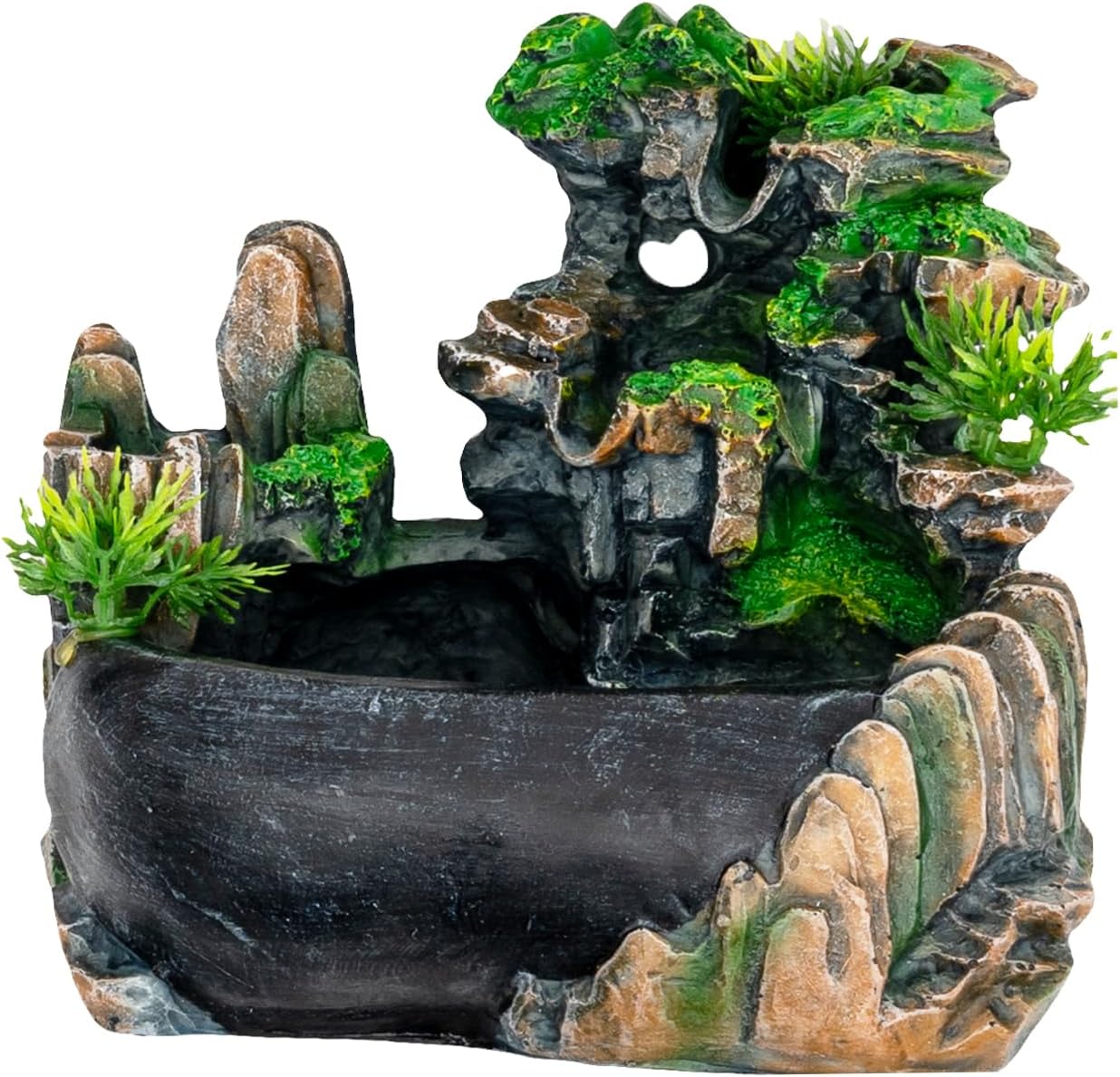 BenHookyle Tabletop Fountain with LED Light and Atomizer
