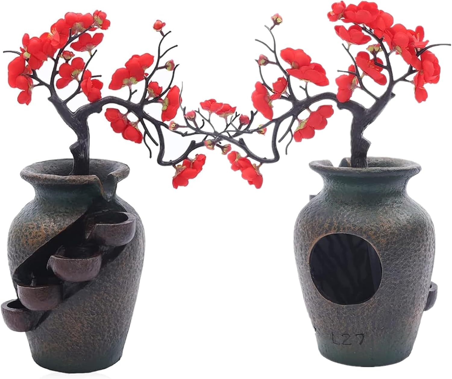 Waterfall Fountain Indoor 157in Tabletop Decor for Home