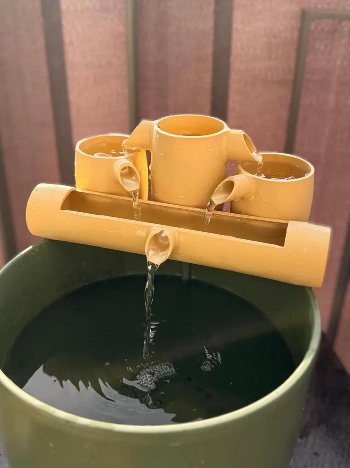 Mini Water Fountain for Desk Perfect for Office Balcony Poolside Garden Home Decor