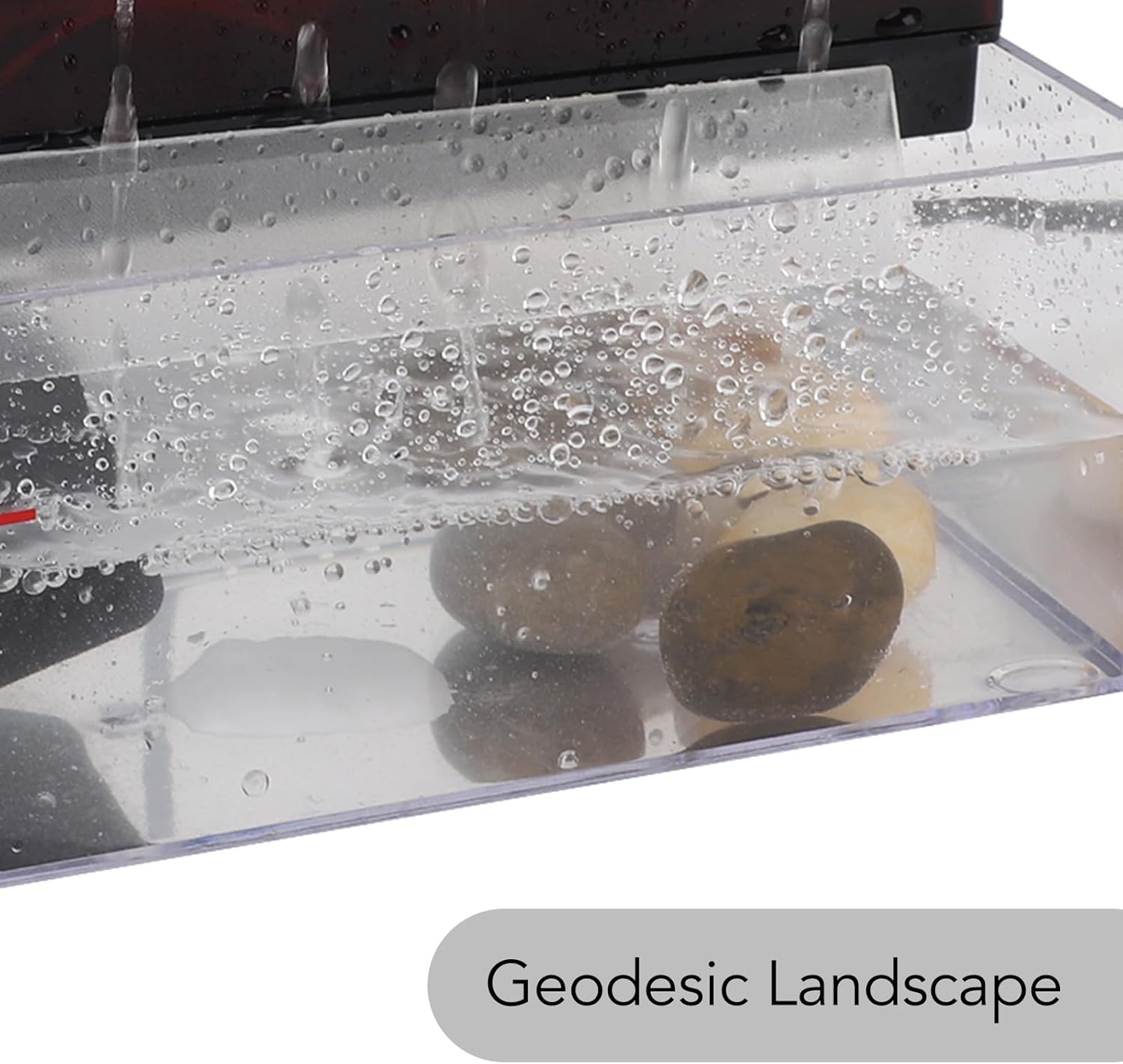Tabletop Water Fountain with LED Light USB Powered