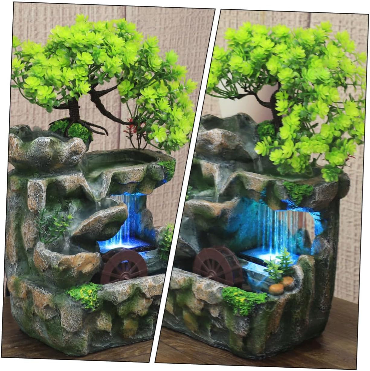 Hemobllo Tabletop Fountain for Home Office Living Room Decor