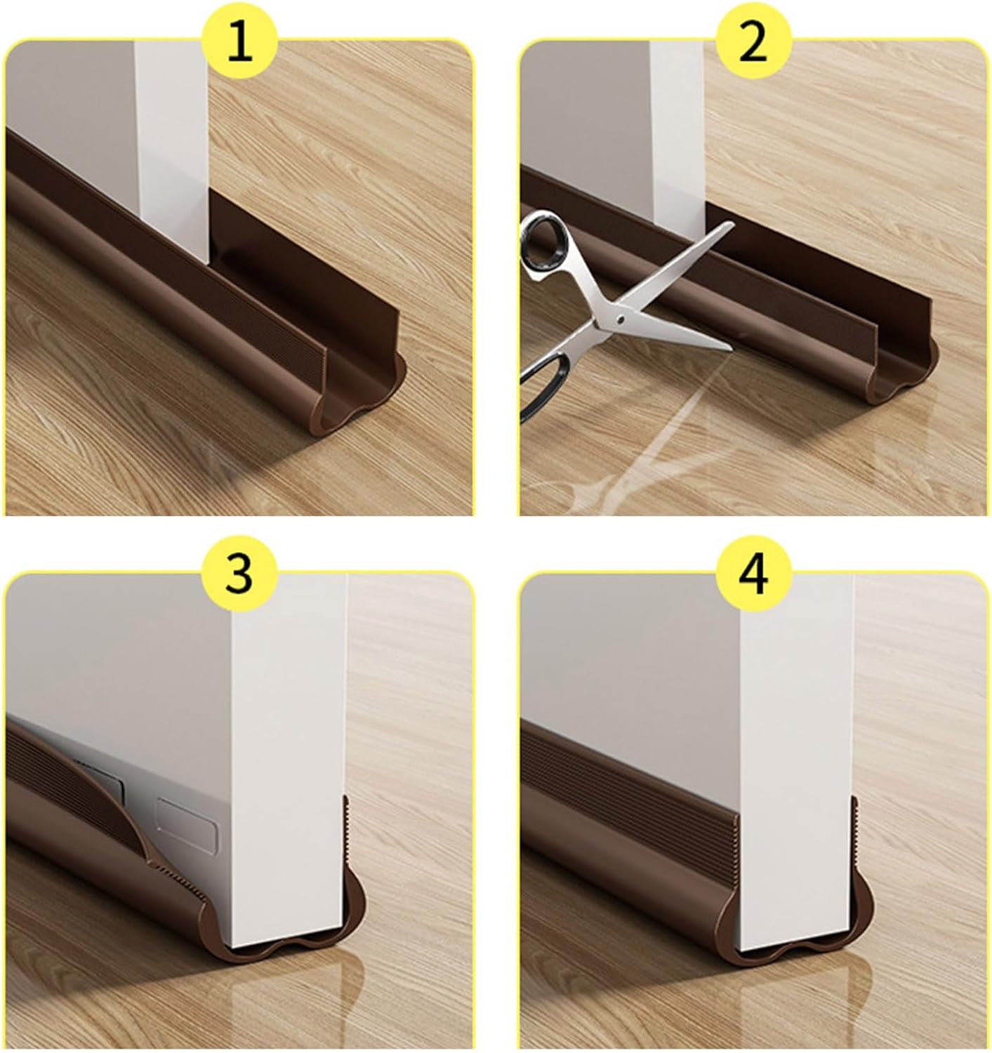 Door Draft Stopper for Exterior and Interior Doors