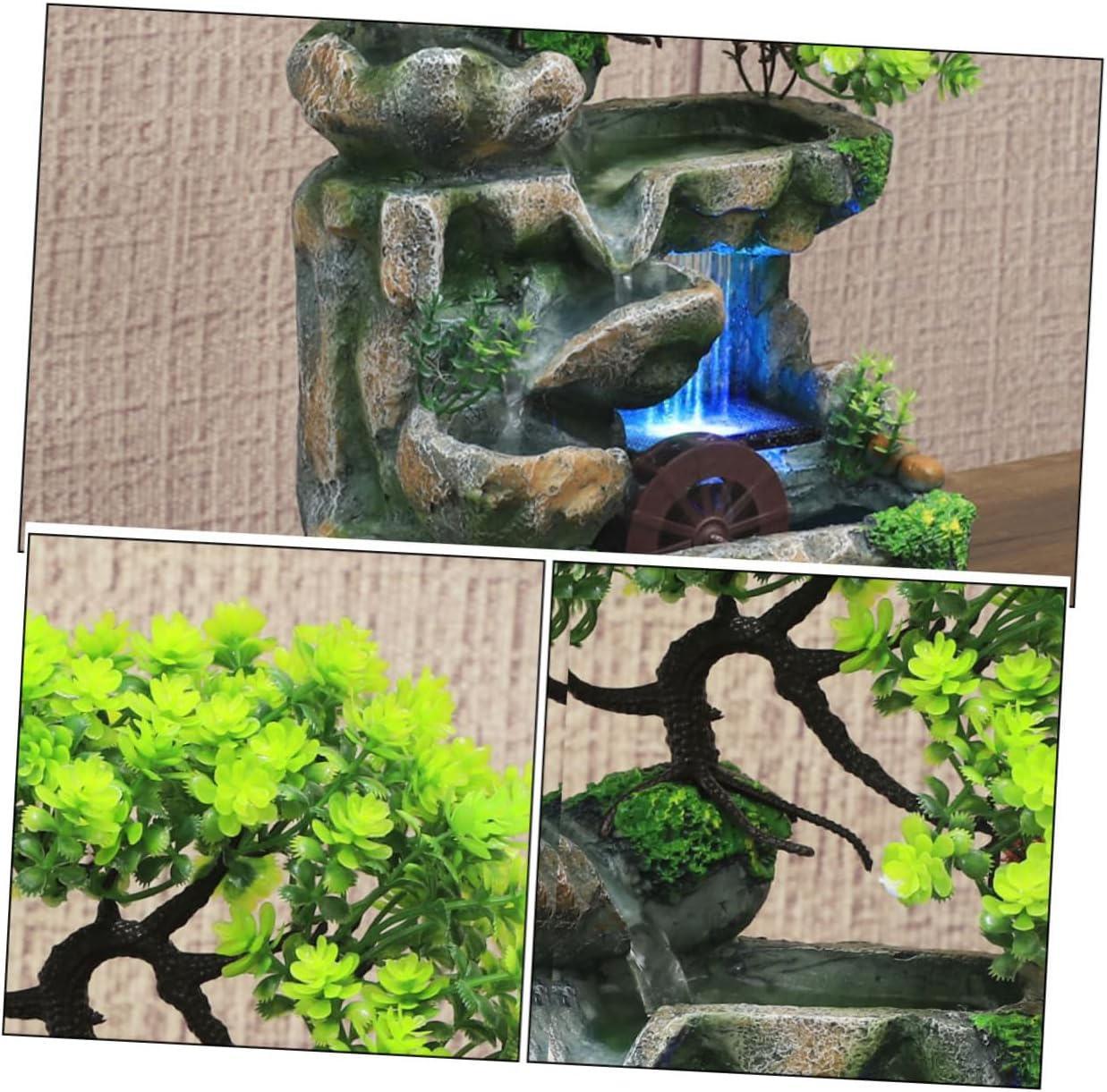 Hemobllo Tabletop Fountain for Home Office Living Room Decor