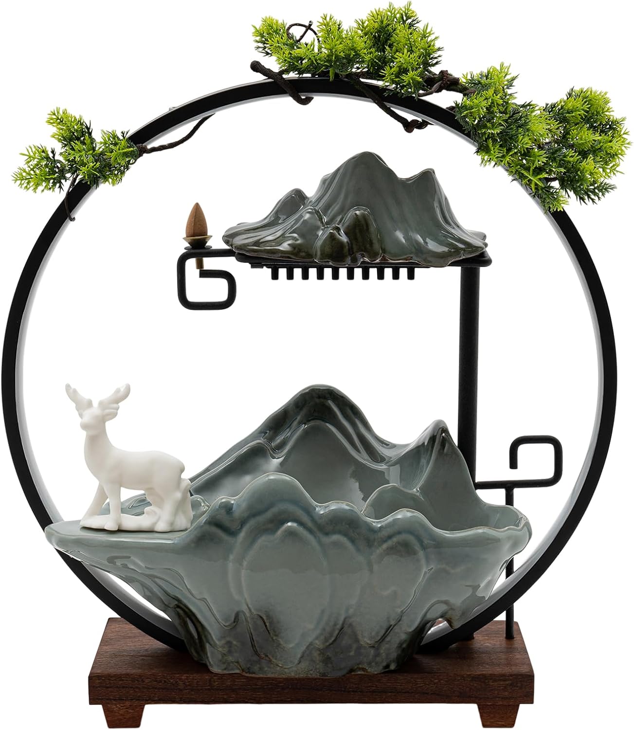 Indoor Tabletop Waterfall Fountain for Home Office Decor