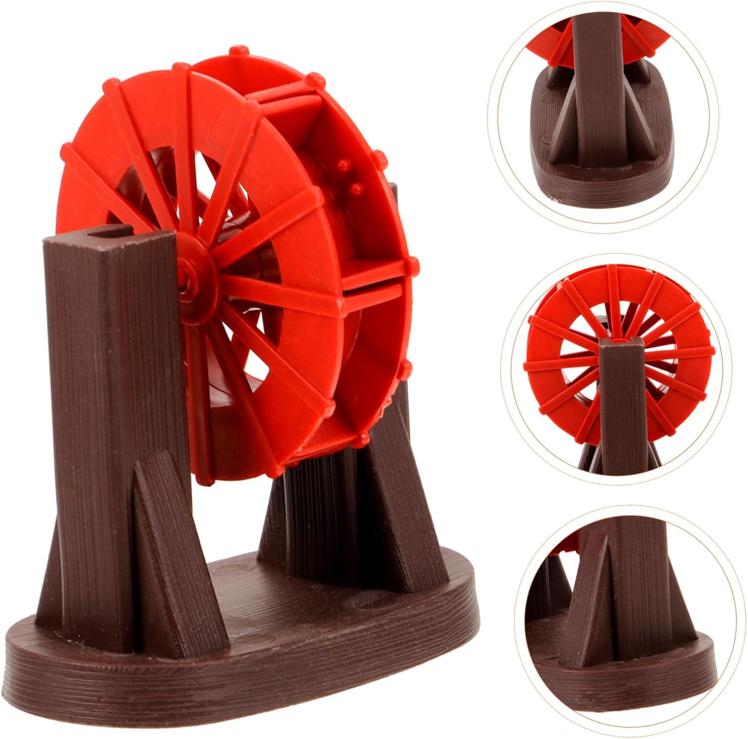 Mini Water Wheel Fountain Accessory for Terracotta and Garden Decor