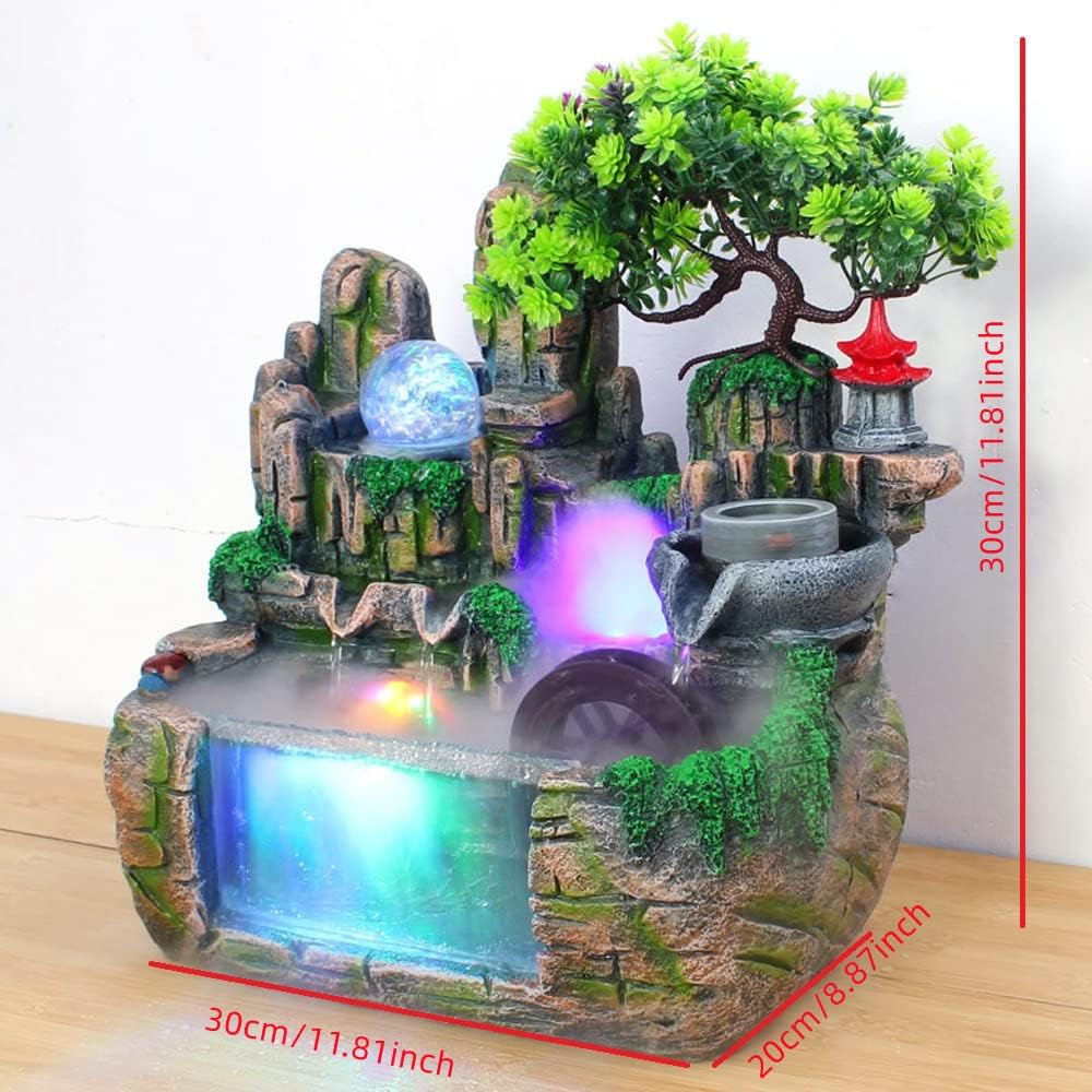 1181 Inch Indoor Water Fountain with LED Lights