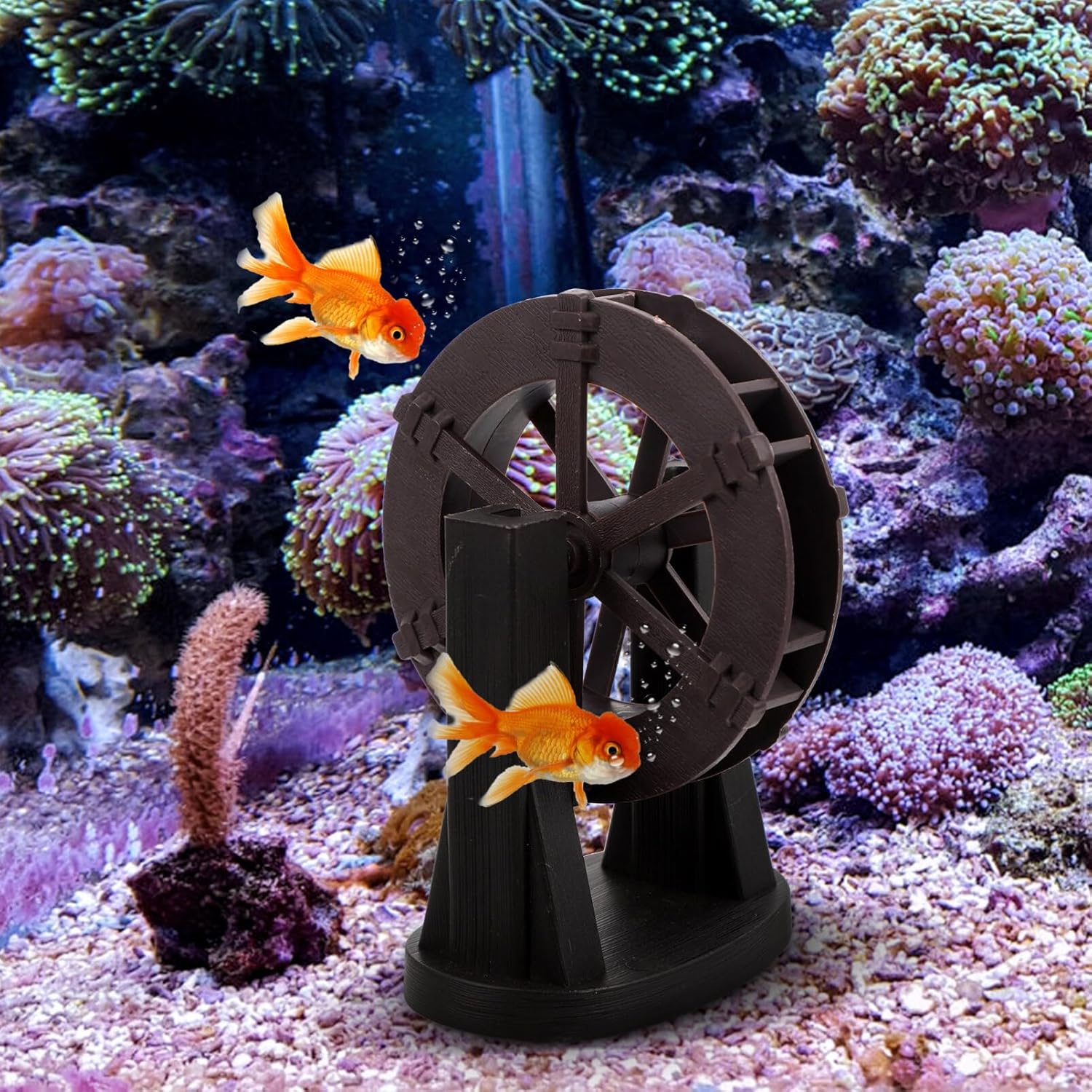 Stylish Tabletop Water Fountain Wheel with Bracket