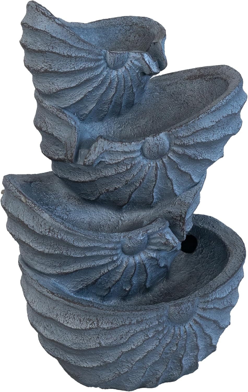 Nautilus Shell Decorative Water Fountain for Indoor and Outdoor Use