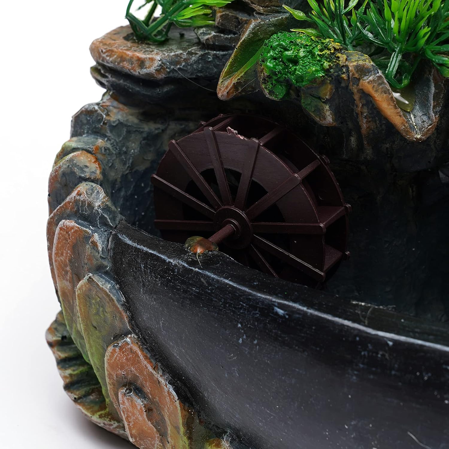 Stylish Rockery Tabletop Fountain with LED Light