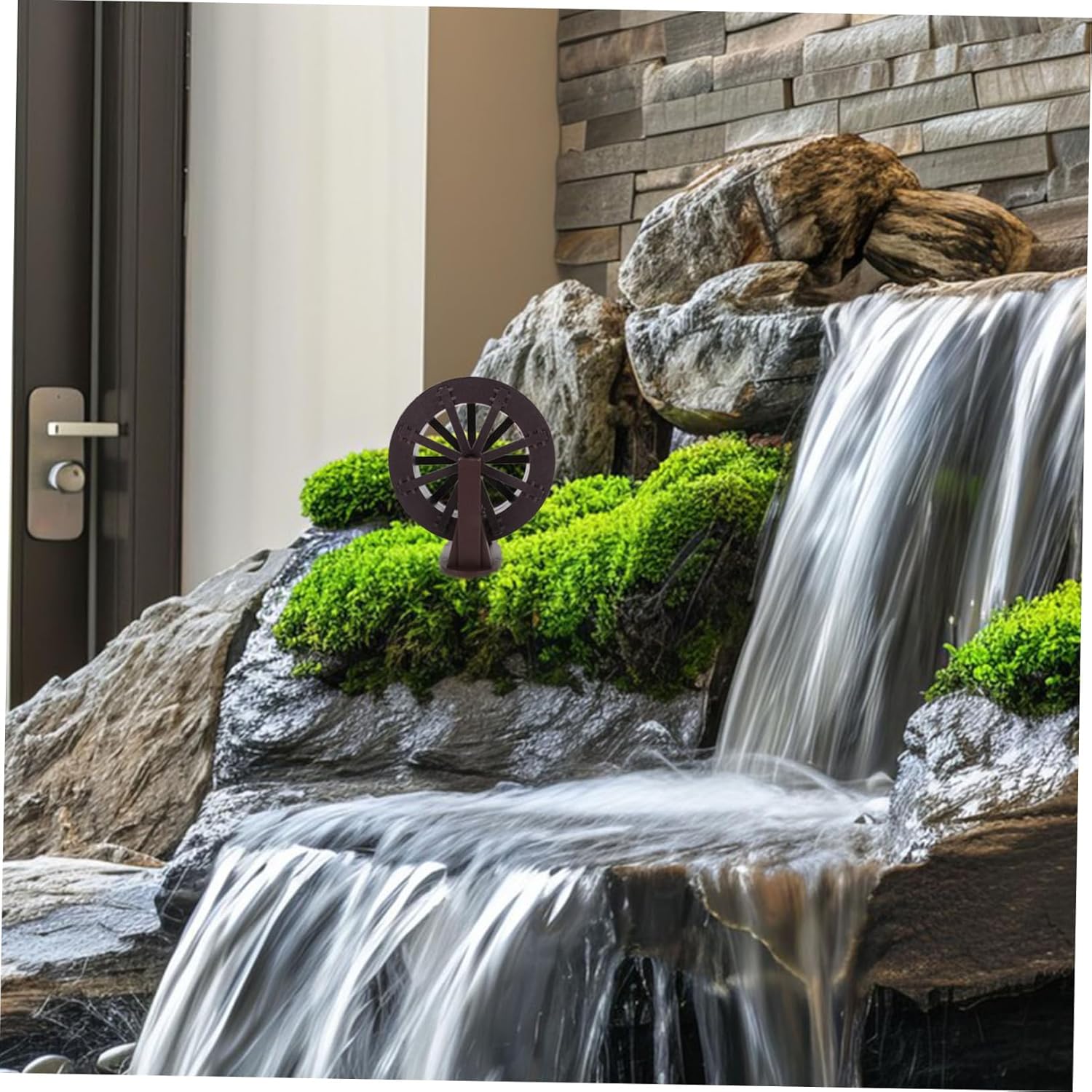 Stylish Tabletop Water Wheel for Aquarium Garden Decor