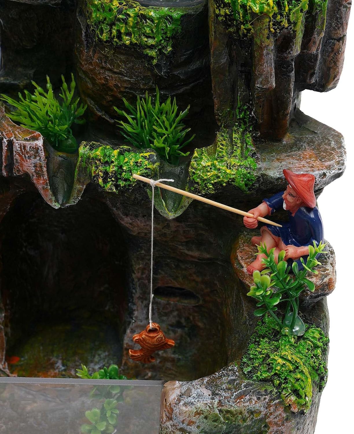 CaLaOCO Indoor Fountain with Rockery and LED Light