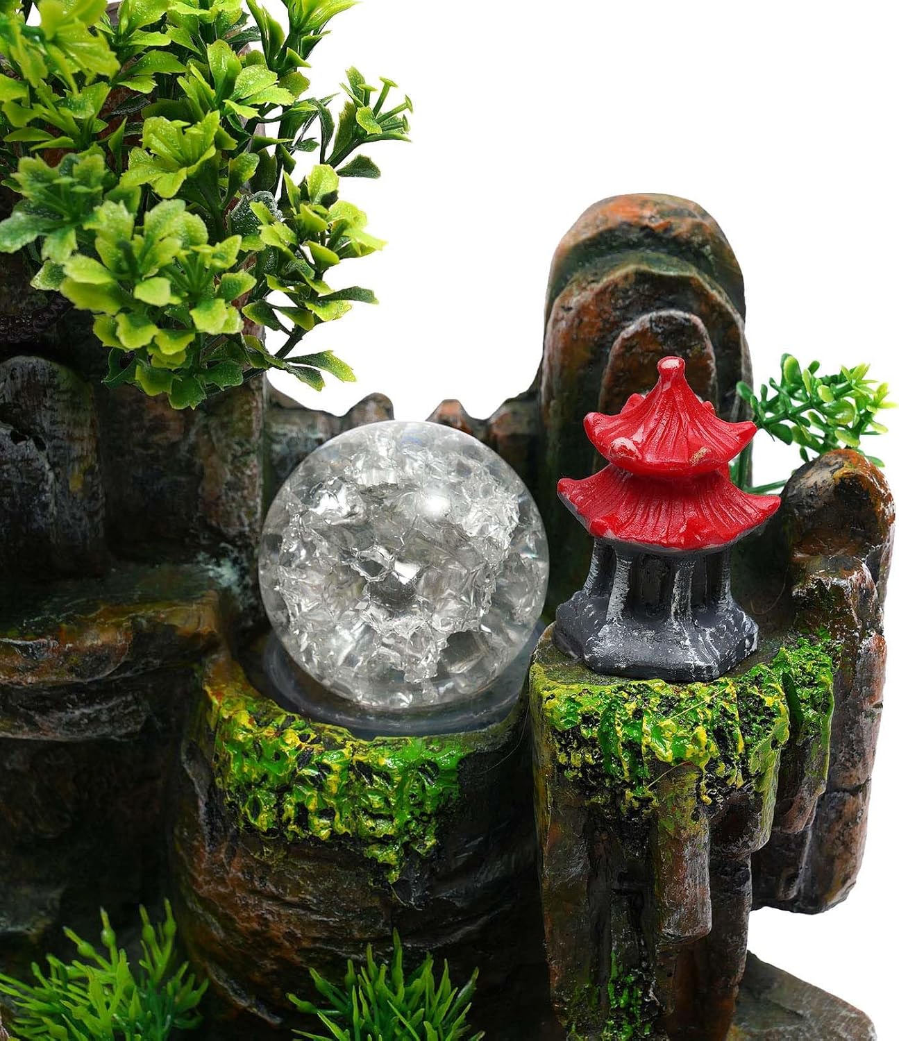 CaLaOCO Indoor Fountain with Rockery and LED Light