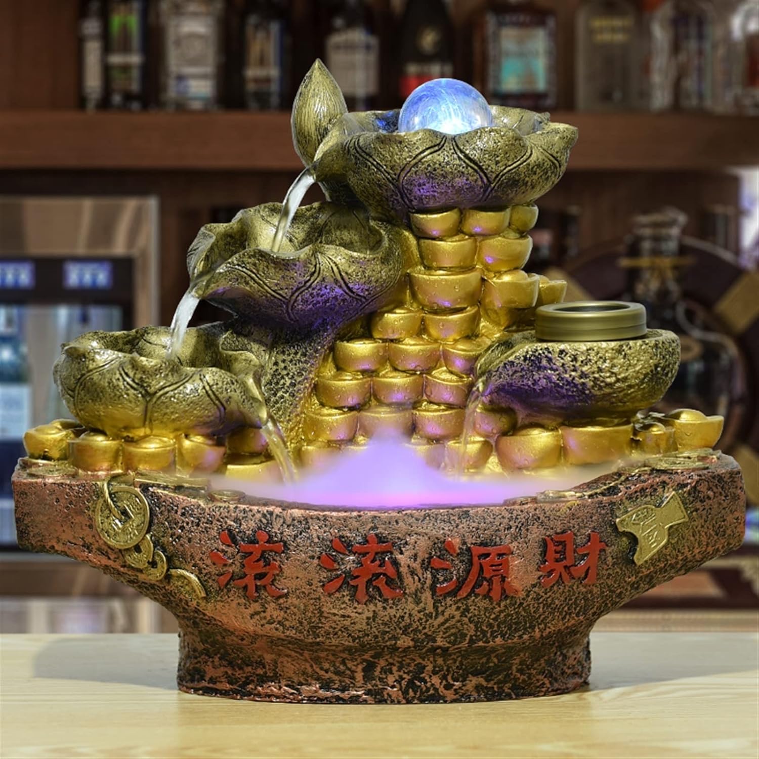 Tabletop Indoor Fountain for Bedroom and Office Decor